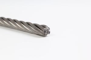 Quality Elevator And Cable Car Systems 7x19 Stainless Steel Wire Rope Smooth Surface Finish wholesale