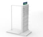 Powder Coating Sports Display Shelves Retail Sock Displays Rack OEM / ODM