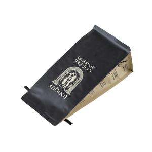 Quality Coffee Bean 14x19cm Zipper Packaging Bag Aluminium Pouch For Food wholesale