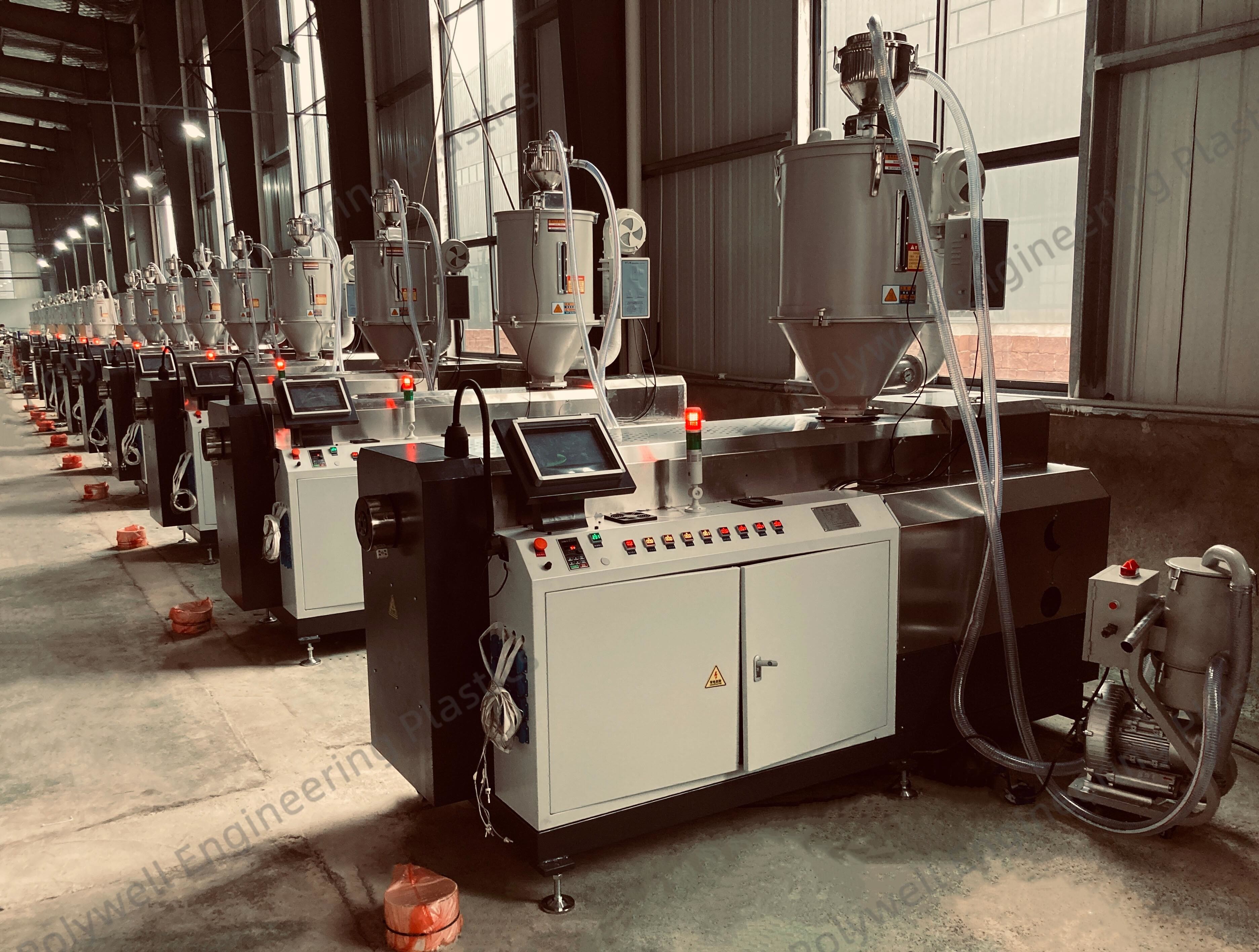 PA Plastic Profile Extrusion Machine PA Thermal Bridging Insulation Strip Making Machine