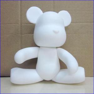 Quality shenzhen 18cm momo bear rotocasting diy vinyl toy, vinyl blank diy bear toys wholesale