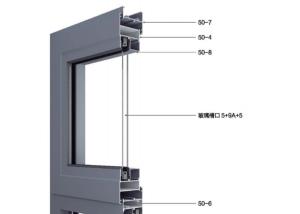 Quality T5 T6 Anodized Casement Window Profile Powder Coated Aluminum Extrusions wholesale