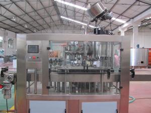 Quality Beer / Beverage Glass Bottle Filling Machine , Automated Bottling Equipment wholesale