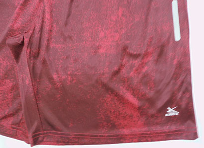 Chenille Embroidery Mens Short Jogger 140gsm Knitting Fabric