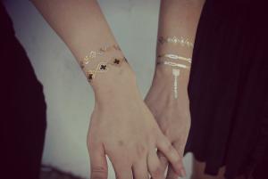 Quality Jewelry Metallic tattoo wholesale