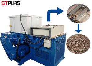 China Customized Waste Tyre Shredding Machine / Industrial Plastic Grinder on sale