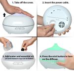 300ml Ultrasonic Plastic Aroma Diffuser