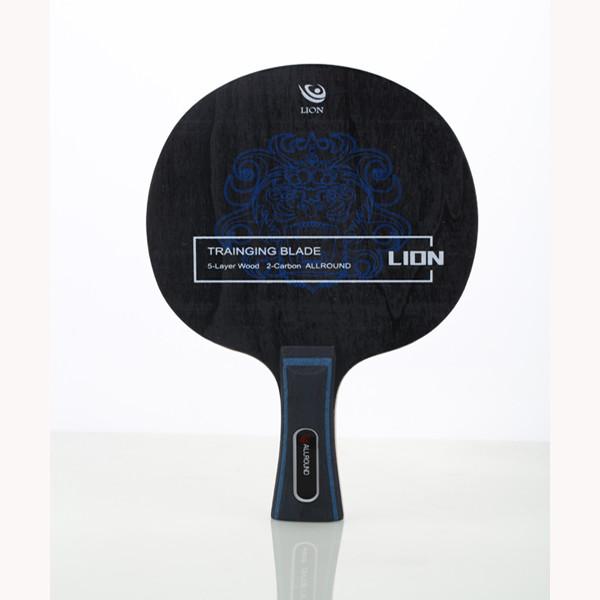 2 Layer Aromatic Carbon Lion Pattern professional table tennis paddles Good