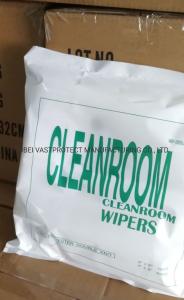Quality 9*9 inch Lint Free Laser Cold Cut 100% Polyester Cleanroom Wipes for Printing Workshop wholesale