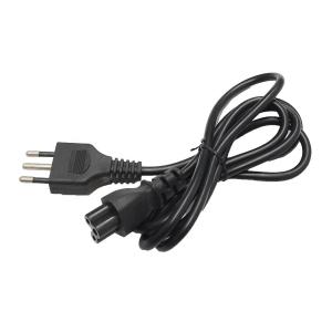 Quality ISO9001 European 2 Pin Ac Power Cord Cable 1.2m For Laptop wholesale