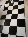 Dark Wood Interlocking Portable Dance Floor Tile 300x300x12mm