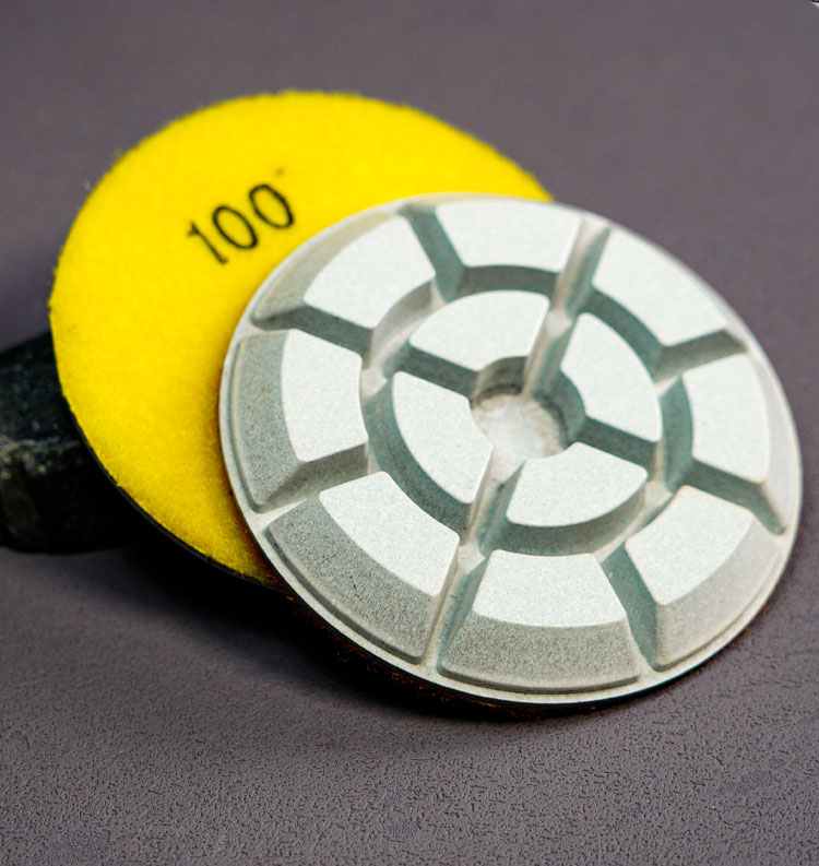 3" 4" Resin Bond Diamond Grinding Abrasive Pad for Concrete Floor Surface on Grinder