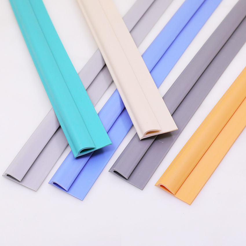 Raul Color Card's Cutting PVC Plastic Corner Edging Decorative Tile Strip Customizable