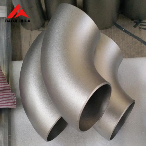 Cheap ASTM B363 Titanium Pipe Fitting Gr1 Gr2 3.0-18mm Thickness titanium elbow for sale