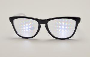 Quality Plastic 3D Fireworks Glasses Customized Diffraction , rainbow glasses wholesale