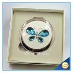 Shinny Gifts Fashionable Fancy Butterfly Design Folding Double Sides Metal