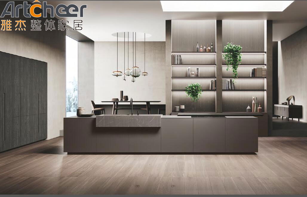 Made European Style Kitchen Cabinets with Plywood Carcase Material by Foshan Artcheer