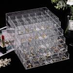 Clear Jewelry Organizer, Durable Jewelry Box With 5 Drawers, Jewelry Organizer
