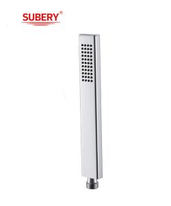 Quality Brass microphone handshower hand shower for shower column bathroom silicon nozzle easy cleaning square OEM wholesale