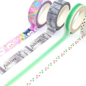 Quality Water Resistant Kawaii Japanese Washi Paper Masking Tape Printed Masking Tape wholesale