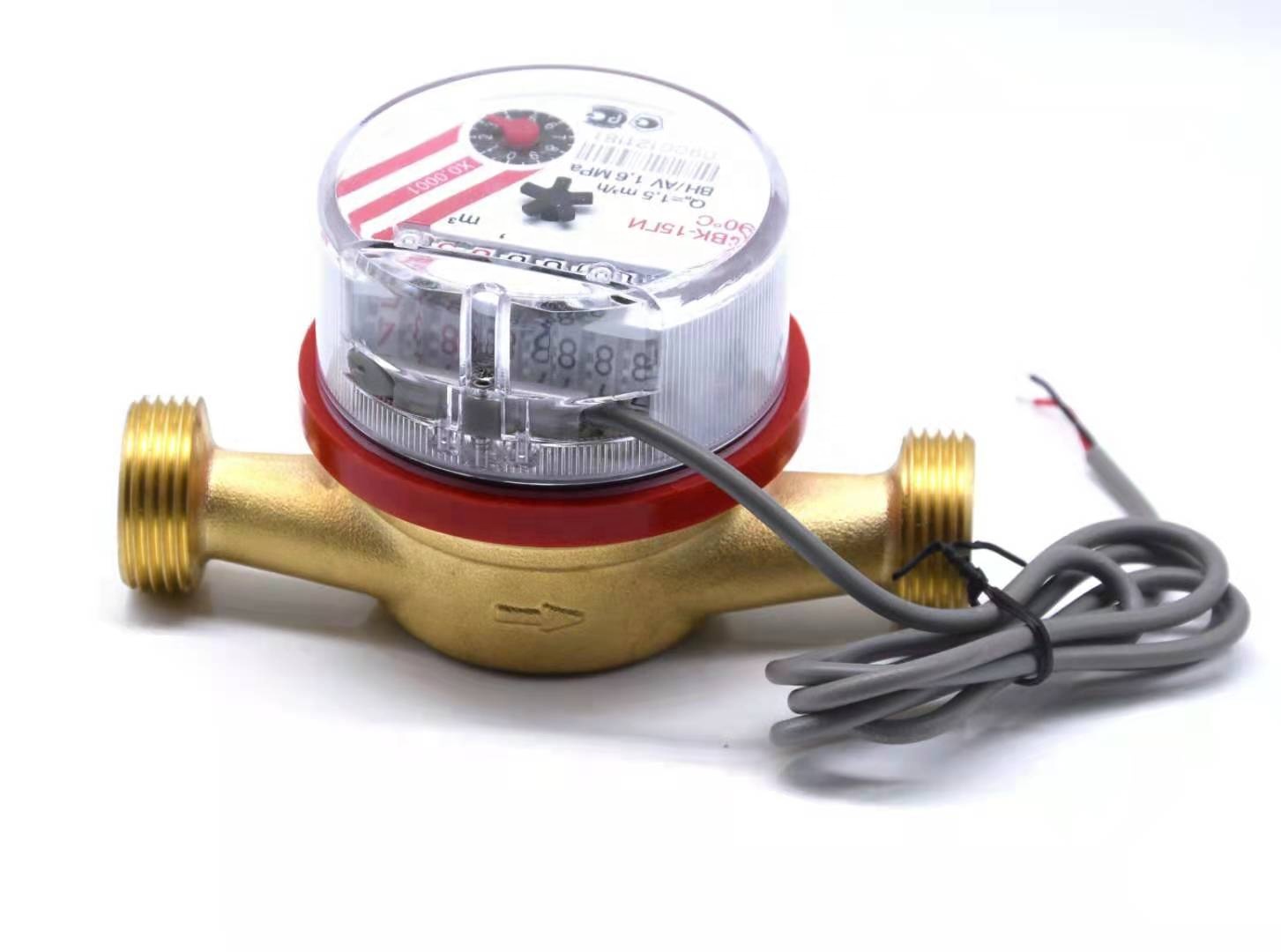 Class B mpuls Single Jet SIERJIA wholesale pulse output water meter Brass water meter