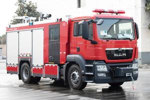 Quality MAN 4T Small Water Tank Fire Fighting Truck Specialized Vehicle China Factory wholesale