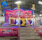 Outdoor Theme Park Rides Electric Disco Tagada / Mini Disco Tagada Rides