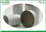 Eco - Friendly White Cardboard Tubes , Custom Paper Tube Packaging Dampproof