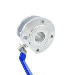 Thin-Type 304 Stainless Steel Two Pieces Ball Valves for Flange Connection 1/2-4