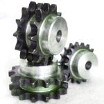 Duplex 08B-2 12T Double row C45 steel ISO standard roller chain sprocket