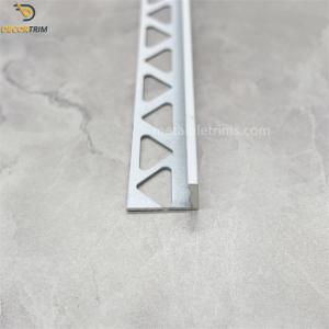 Quality Decor Tile Trim Finishing Bright Punching Holes Aluminum Trim L Shape wholesale