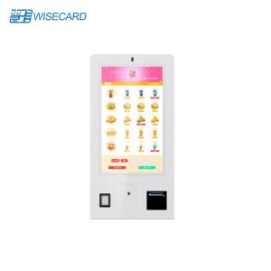 Quality Face Recognition 300cd/m2 Self Service Ordering Kiosk wholesale