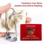 Compact Jewelry Accessories Tools 25pcs Jewelry Cleaning Wipes