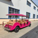 6+2 Seats Classic Retro Electric Convertible Vintage Car Lithium Battery