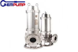 Quality WQP SS316 Stainless Steel Submersible Pump 10-400m3/H Acid Resistant wholesale