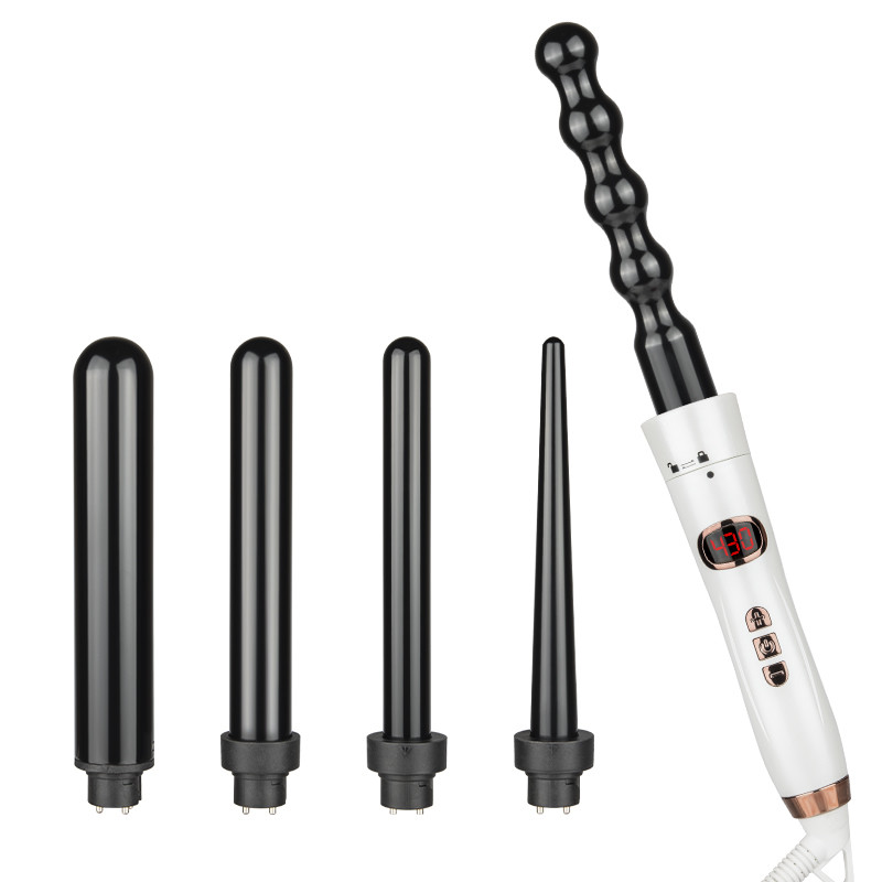 140-430F Hot Hair Tool , 5 In 1 Interchangeable Hair Curler with LED Display