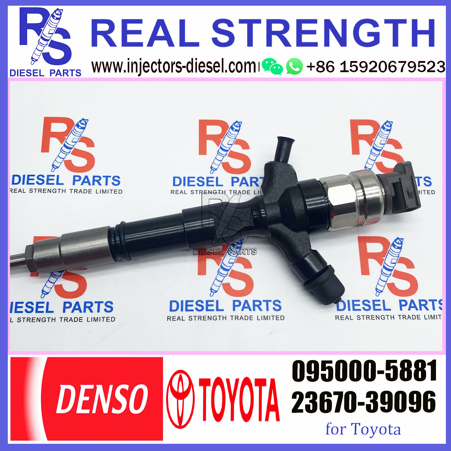 Fuel Injector 095000-5881 23670-30050 Common Rail Injetor 095000-5880 for TOYOTA HIANCE 2KD-FTV