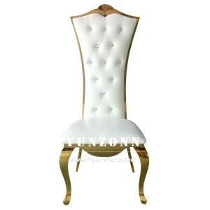 Quality Stainless Steel 201 Wedding Banquet Chair With Assembly 4 Legs wholesale
