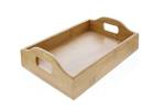 Antimicrobial Non-toxic rectangular Customized Bamboo Serving Tray