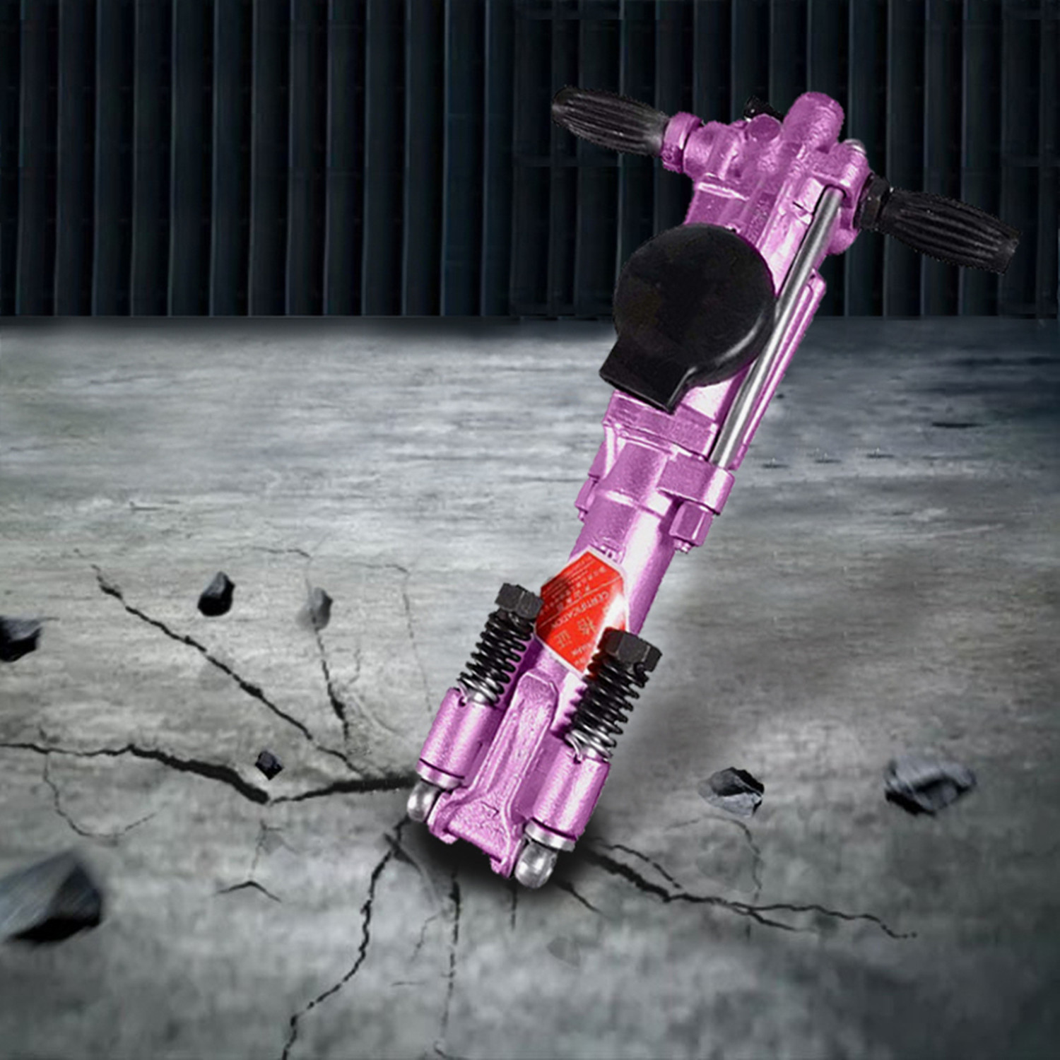 High Drilling Efficiency Pneumatic Rock Drill for Construction Works Air Leg Jack Hammer