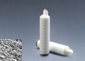 Quality Hydrophobic PTFE Membrane Pleated Cartridge Filter Vessels For Gas Filtration wholesale
