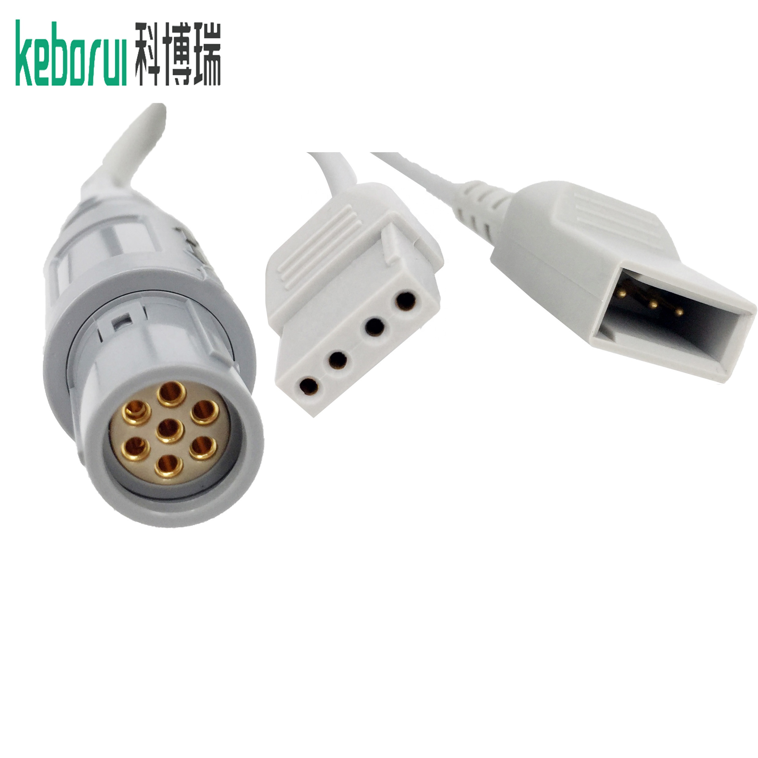BP Module To Dual Utah Transducer Leadwire Cable Connect To DAC Cable