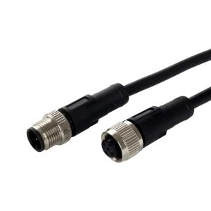 Quality OEM 3Ft Male Female Cable , PVC Jacket M12 Connector Cables wholesale