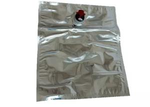 Quality 5L / 10L / 20L / 25L Custom Aseptic Bag In Box , BIB Bags With Spigot / Vitop Tap wholesale