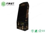 UV Coating Customized Logo Cardboard Floor Displays , Sturdy Structure
