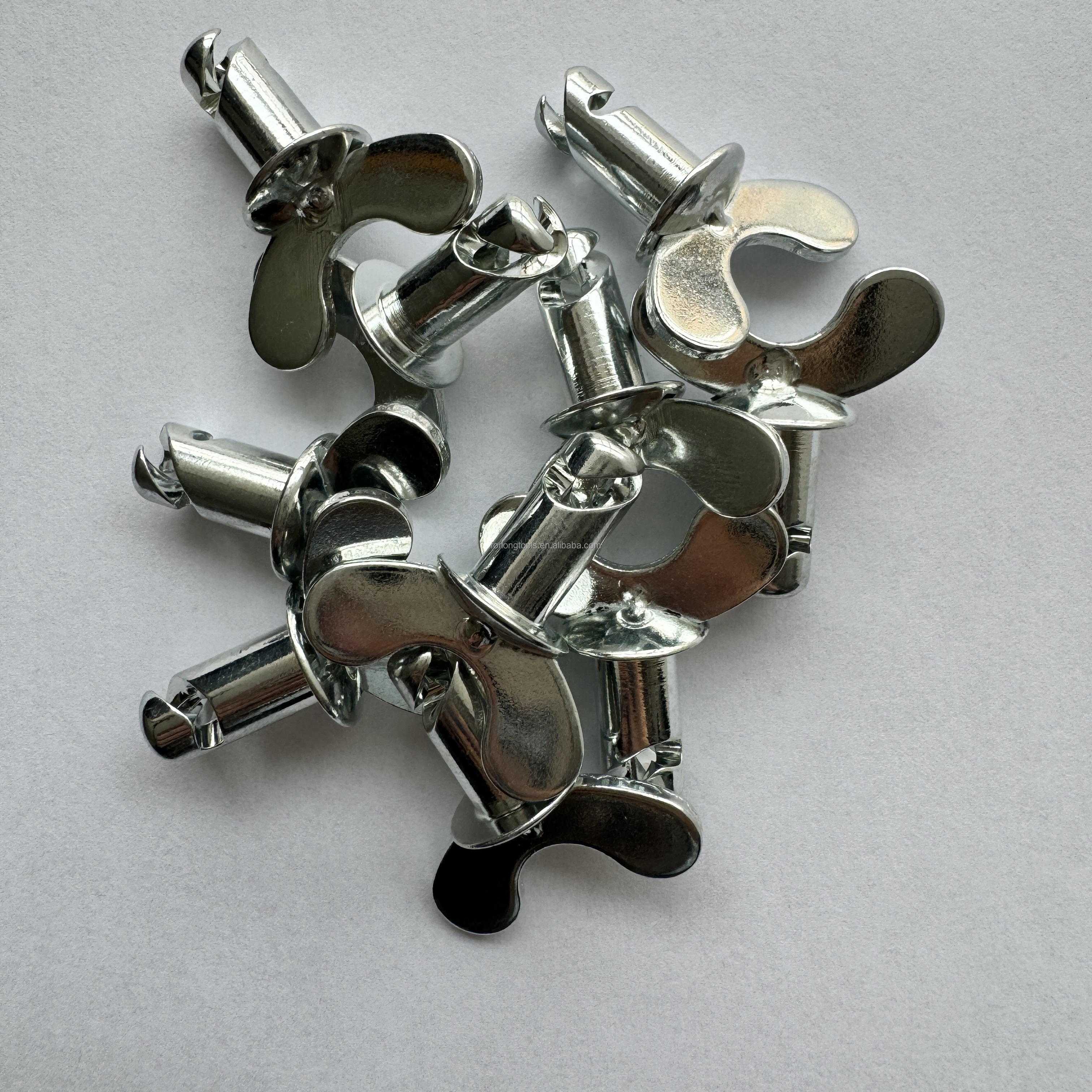 Universal Dzus Butterfly Head Buttons Handle Silver Steel 5/16"x.500" for Sprint Car Yearly Performance Enhancement