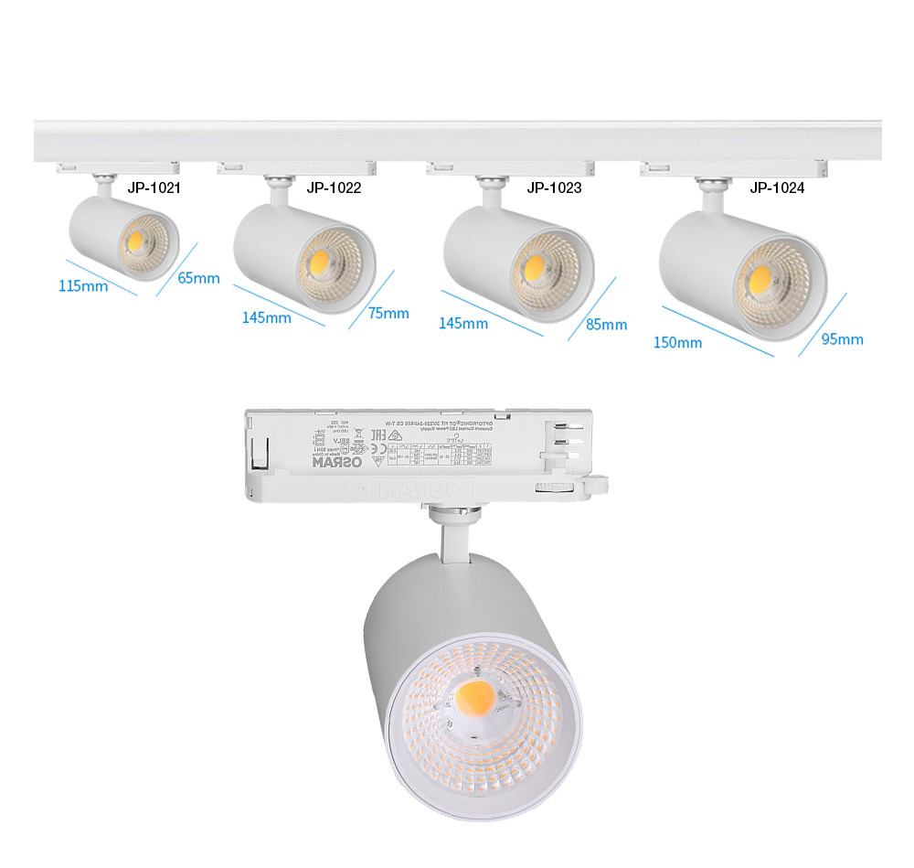 Anti Glare Wall COB LED Track Light In Bedroom 22W Multipurpose