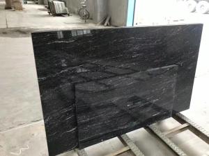 Quality High Strength Jet Black Solid Granite Worktops For Residental Appartment wholesale
