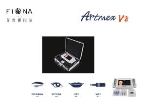 Quality Professional Portable Two Handles Permanent Makeup Machine Digital Tattoo Machine V8 Cosmetic wholesale