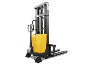 Quality Foot Brake Electric Stacker Truck , High Capacity Semi Electric Stacker wholesale